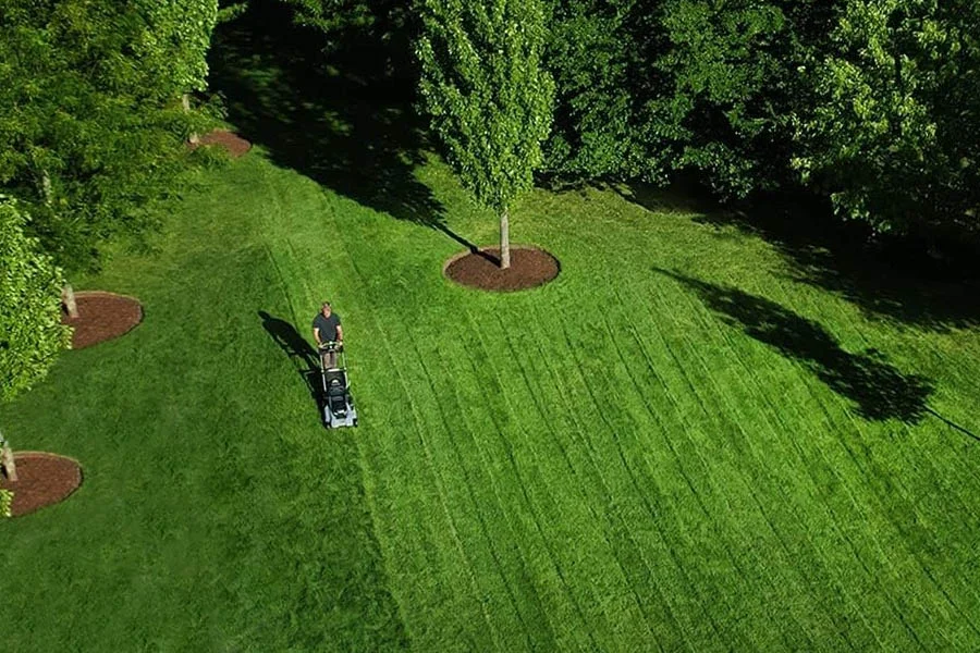 battery operated mower